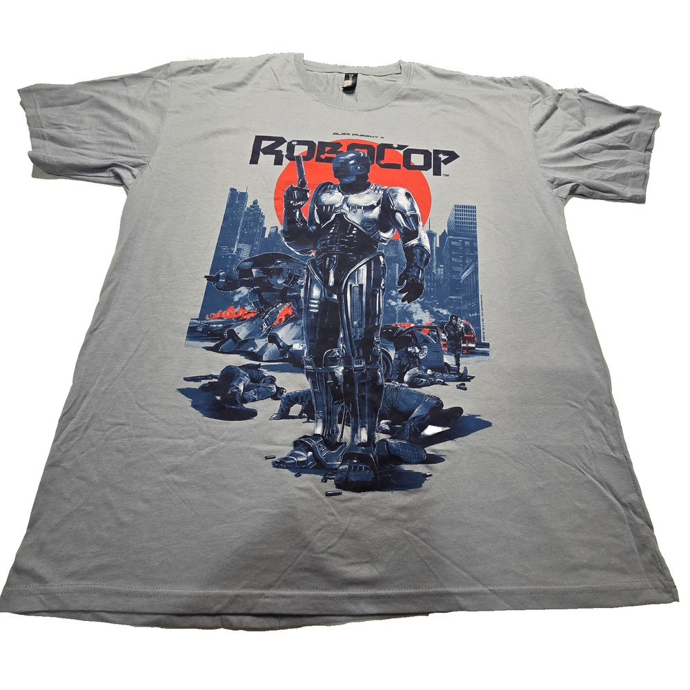Loot Crate Lootwear Exclusive RoboCop Gray T-Shirt Adult Size XL